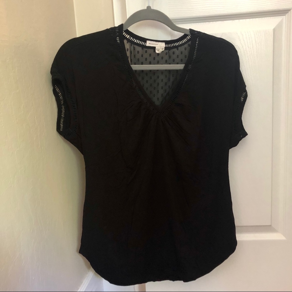 EUC Anthro Sheer Back Top - Picture 4 of 8
